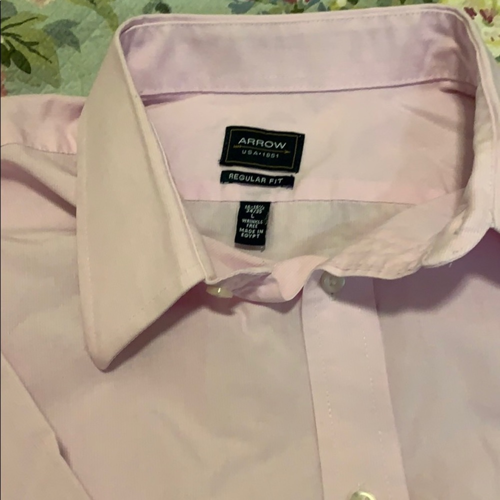 Men’s Pink Dress Button Up